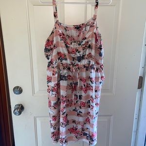 Torrid 4x strappy floral short dress